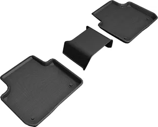 3D MAXpider Kagu 2nd Row Floormats For 19 Porsche Cayenne - Black